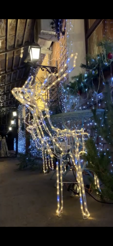 Мы украсили салон 