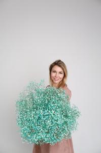 Гипсофила бирюзовая 1 ветка